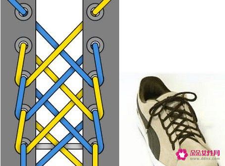 24种鞋带的系法图解