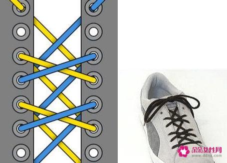 24种鞋带的系法图解