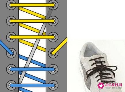 24种鞋带的系法图解