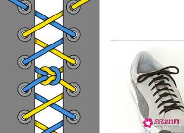 24种鞋带的系法图解