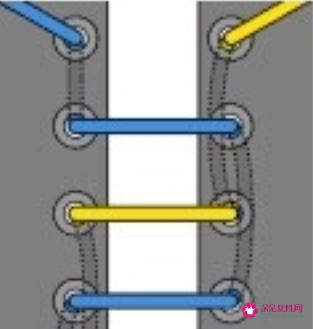 24种鞋带的系法图解