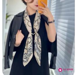 长丝巾的几种系法