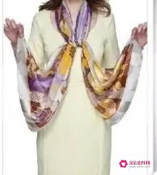 长丝巾的几种系法