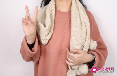 厚长围巾的各种围法