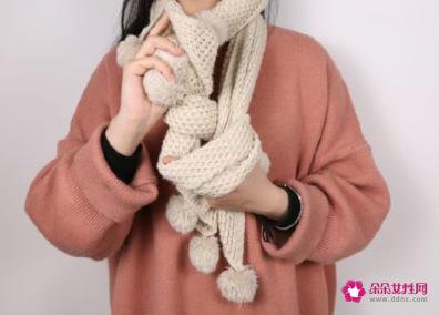 厚长围巾的各种围法