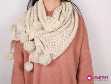 厚长围巾的各种围法