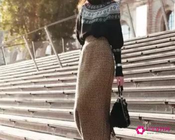 冬季长裙配什么上衣好看