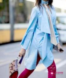 长条丝巾的各种系法图解