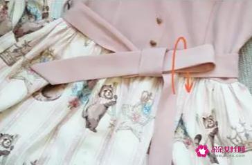 各种腰带的系法图解蝴蝶结