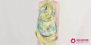 小方丝巾的18种系法视频