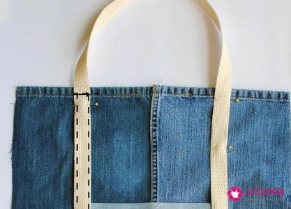 旧牛仔裤改造包包教程