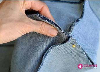 旧牛仔裤改造包包教程