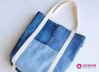 旧牛仔裤改造包包教程