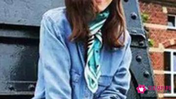 小丝巾的多种系法