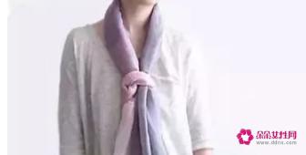 长条围巾的各种围法