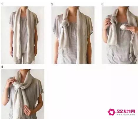 长条围巾的各种围法