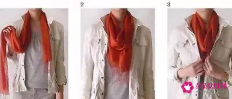 长条围巾的各种围法
