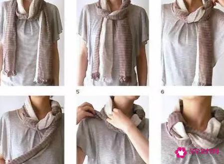 长条围巾的各种围法