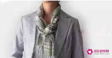 长条围巾的各种围法