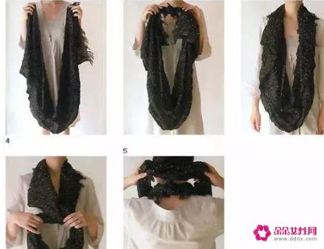 长条围巾的各种围法