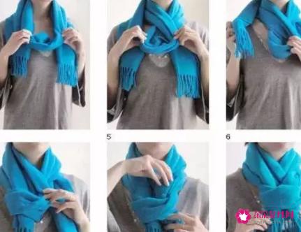 长条围巾的各种围法