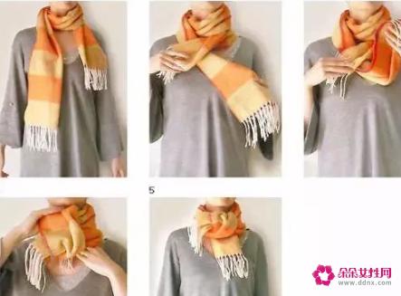 长条围巾的各种围法