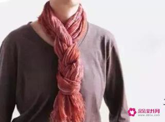 长条围巾的各种围法