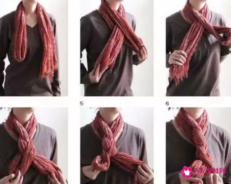 长条围巾的各种围法