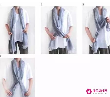 长条围巾的各种围法