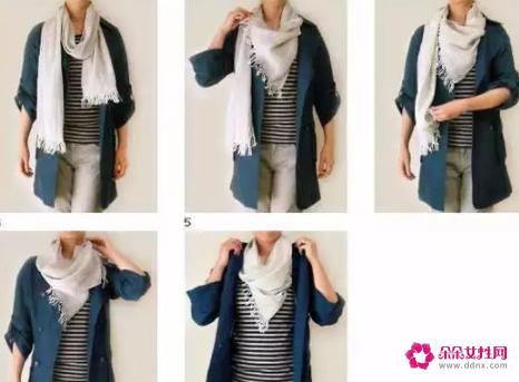 长条围巾的各种围法