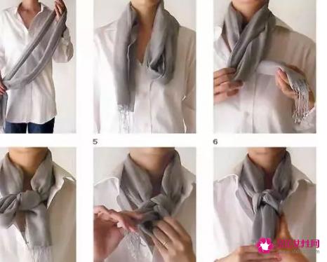 长条围巾的各种围法