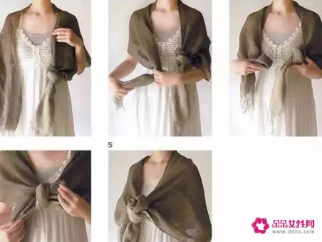 长条围巾的各种围法