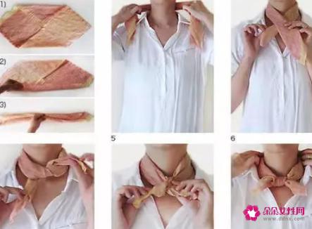 长条围巾的各种围法