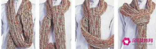 长条围巾的各种围法