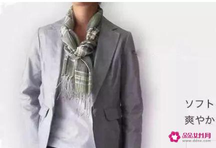 围巾的围法图解