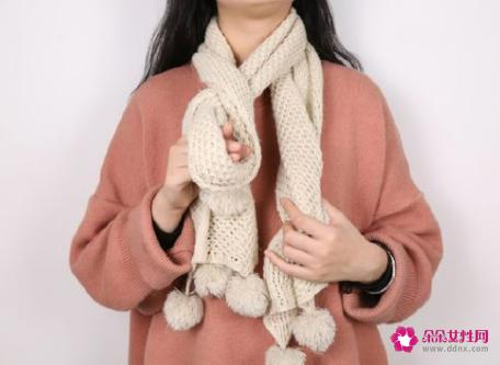 围巾的围法图解