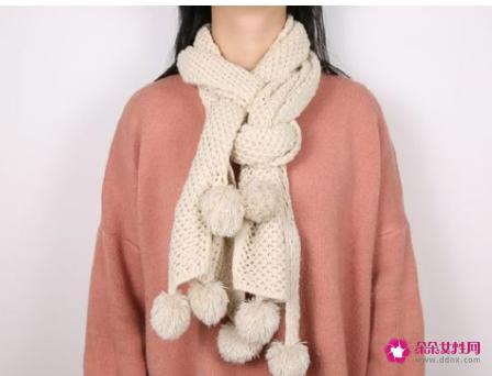 围巾的围法图解