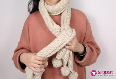 围巾的围法图解