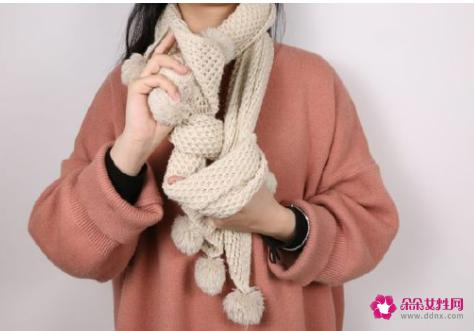 围巾的围法图解