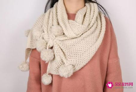 围巾的围法图解