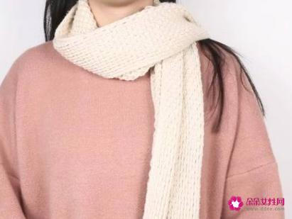 围巾的围法图解
