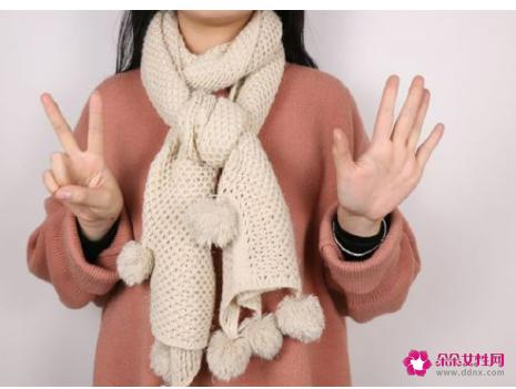 围巾的围法图解