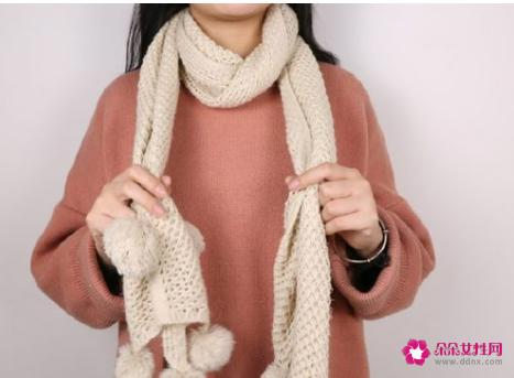 围巾的围法图解