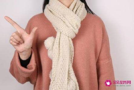 围巾的围法图解