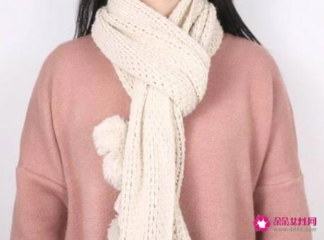 围巾的围法图解