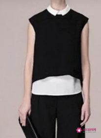 黑色上衣配什么颜色裤子好看