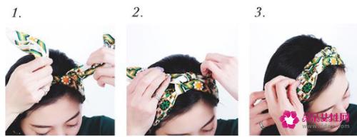 小方巾怎么系好看