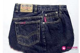 旧牛仔裤废物改造