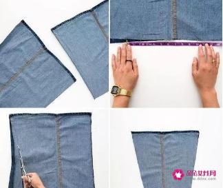 旧牛仔裤废物改造