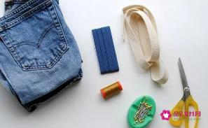 旧牛仔裤废物改造